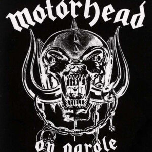Parche negro MOTORHEAD ON PAROLE 7X7