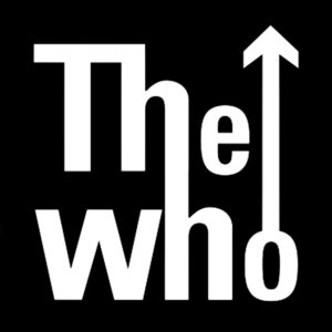 Parche negro THE WHO Logo 7x7