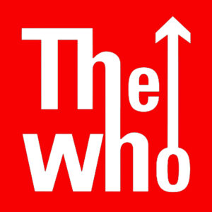 Parche rojo THE WHO Logo 7x7