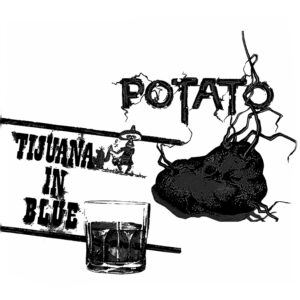 Parche blanco TIJUANA+POTATO 7x7